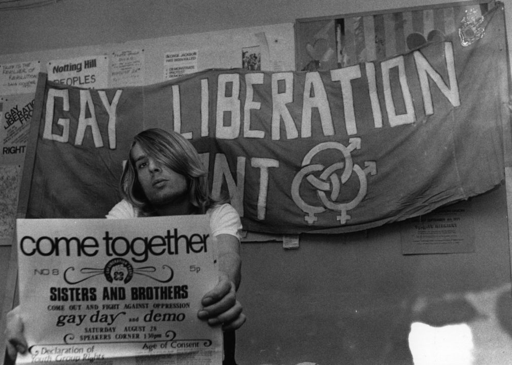 1970: Gay Liberation Front (GLF) forms